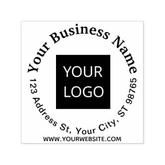 Self Inking Business Stamp Your Logo Here Promo
