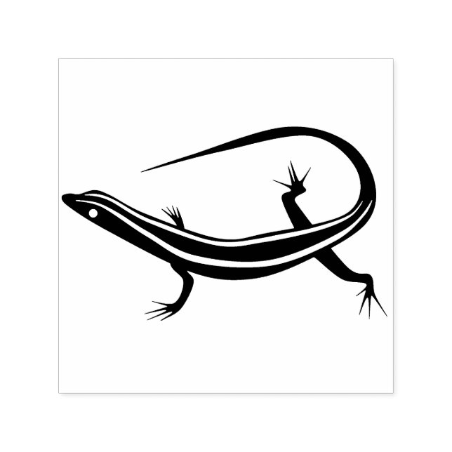 self-inking lizard stamp (Design)