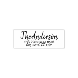 Self Inking Return Address Stamp