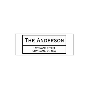 Self Inking Return Address Stamp