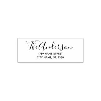 Self Inking Return Address Stamp