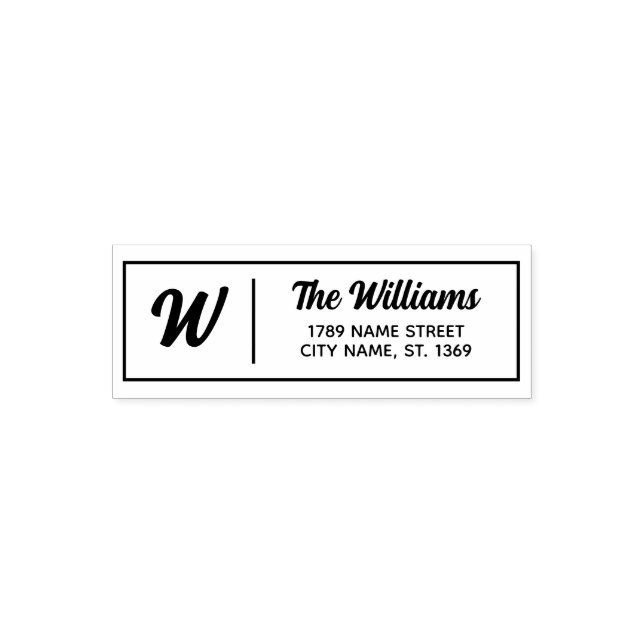 Self Inking Return Address Stamp (Design)