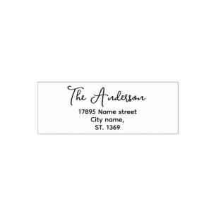 Self Inking Return Address Stamp