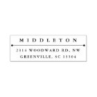 Self inking return address stamp "classic"