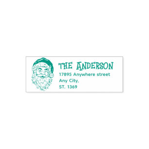 Self Inking Return Christmas Address Stamp