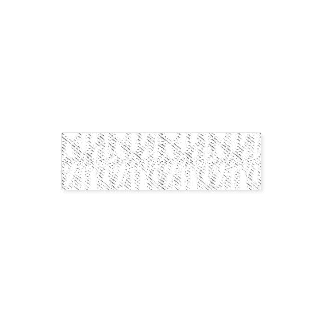 Self Inking Rubber Stamp (Design)