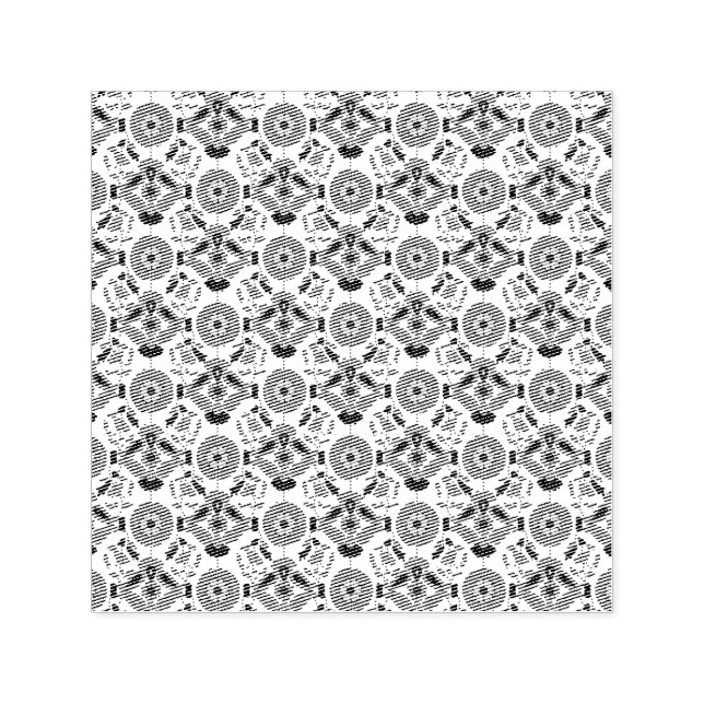 Self Inking Rubber Stamp (Design)