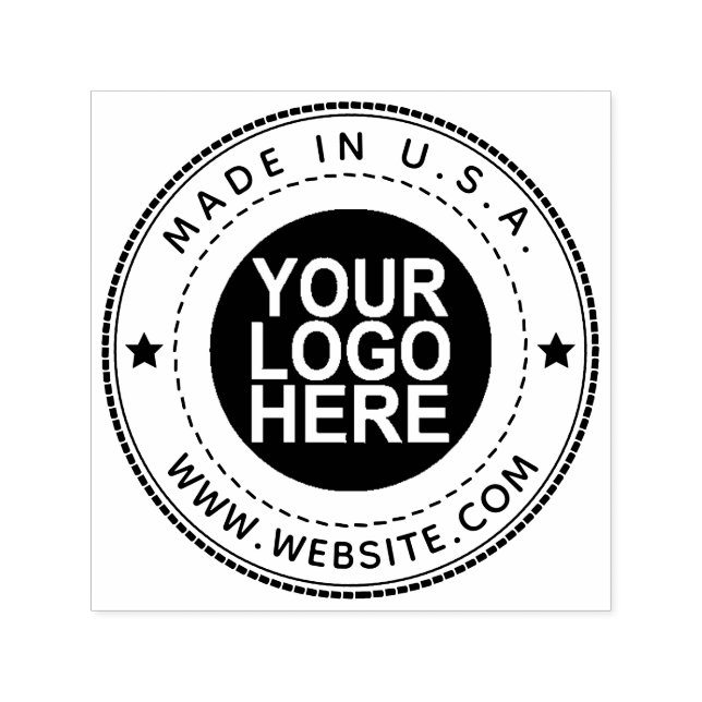 Self-Inking Rubber Stamp Made In Country of Origin (Design)
