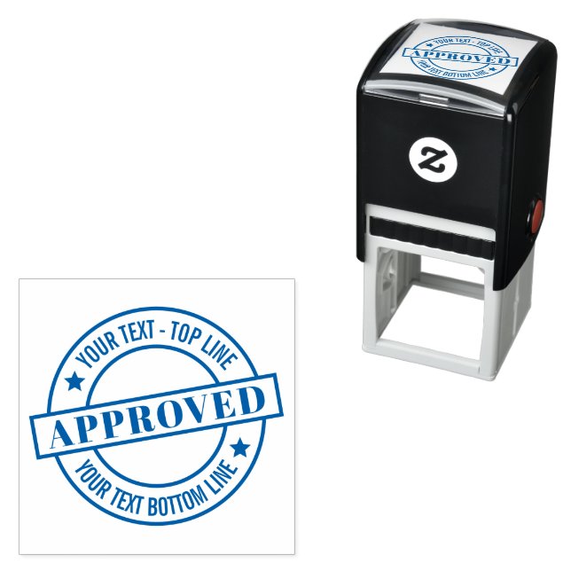 Self-Inking Stamp Personalised Seal of Approval (In Situ)