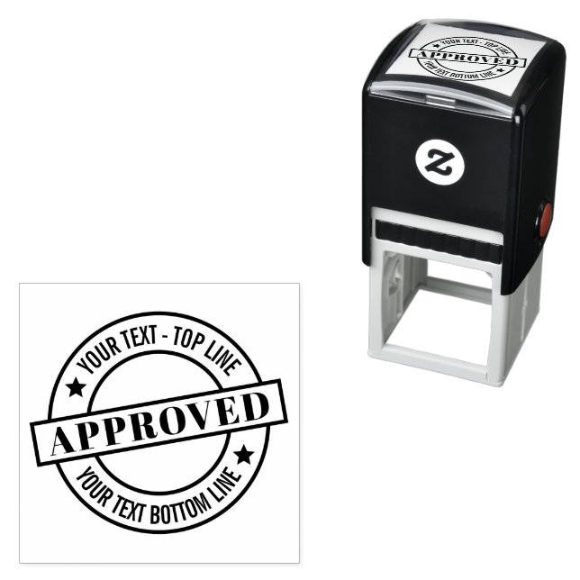 Self-Inking Stamp Personalised Seal of Approval (In Situ)