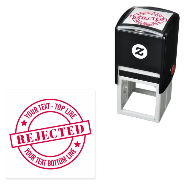 Self-Inking Stamp Personalised Seal of Rejection (In Situ)