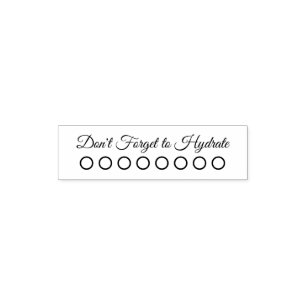 Self-Inking Water Tracker Stamp