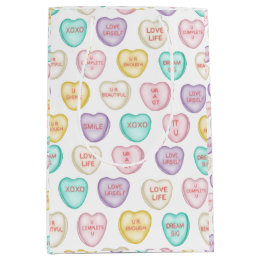 Self Love Candy Hearts - White Gift Bag