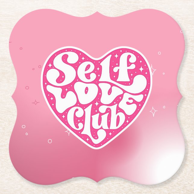 Self Love Club Coaster (Front)
