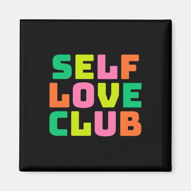 Self Love Club Sticker  Magnet (Front)