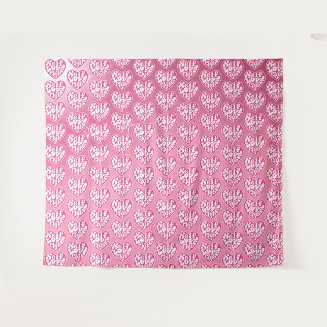 Self Love Club Tapestry (Front (Horizontal))