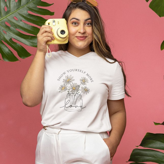 Self-love Daisy Wildflower  T-Shirt (Creator Uploaded)