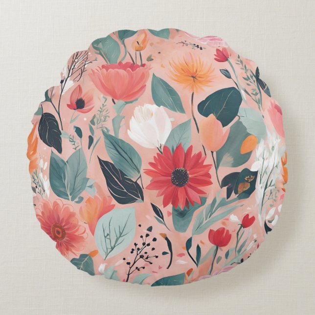 Self-Love & Empowerment  Round Cushion (Front)
