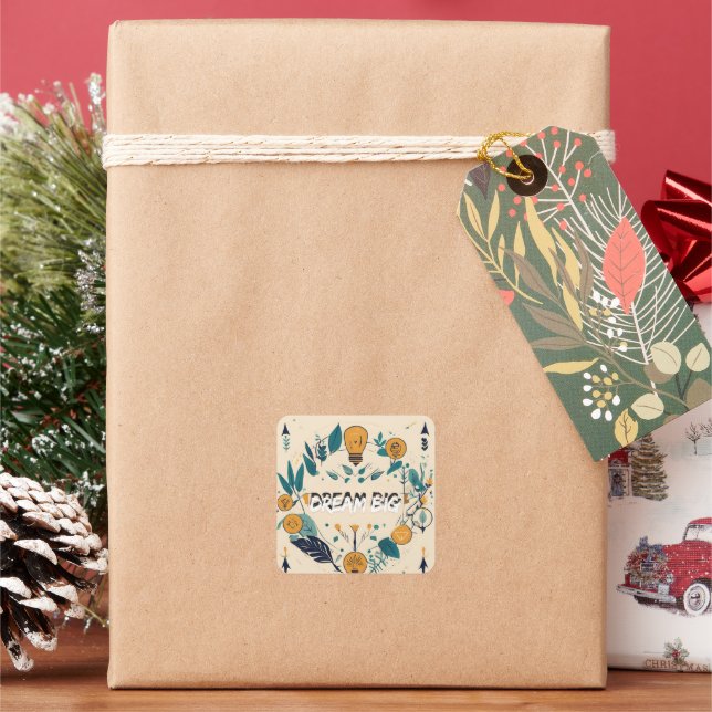 Self-Love & Empowerment  Square Sticker (Holiday)