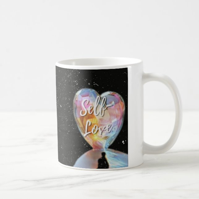 Self Love Galaxy Heart Unisex Mug (Right)