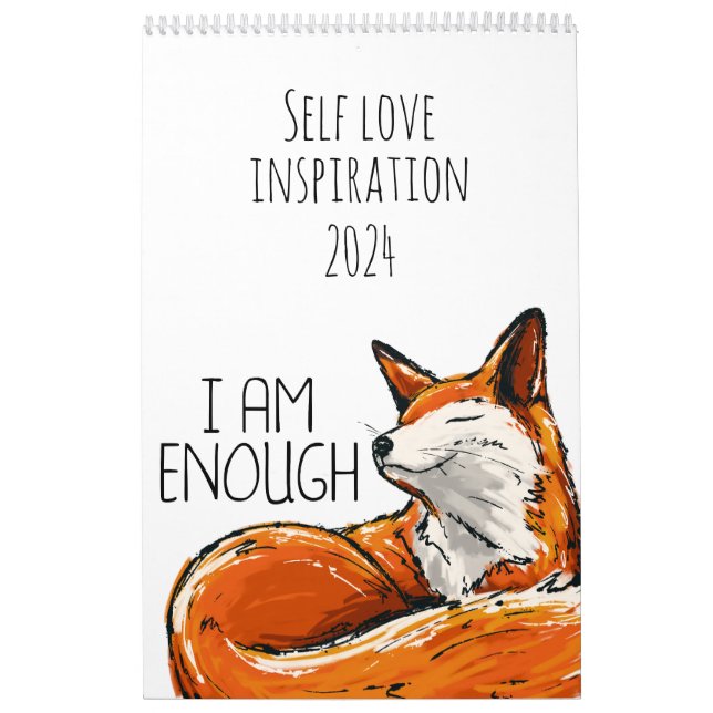 Self love inspiration 2024 calendar (Cover)