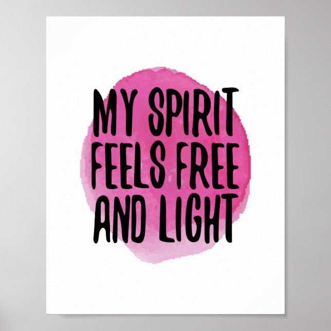 self love inspiration for life acceptance poster (Front)