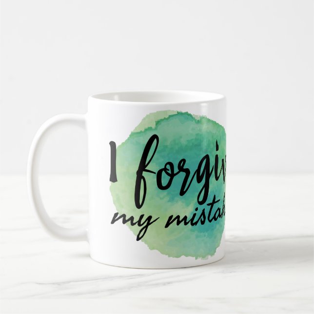 self love inspirational words for  self care coffee mug (Left)