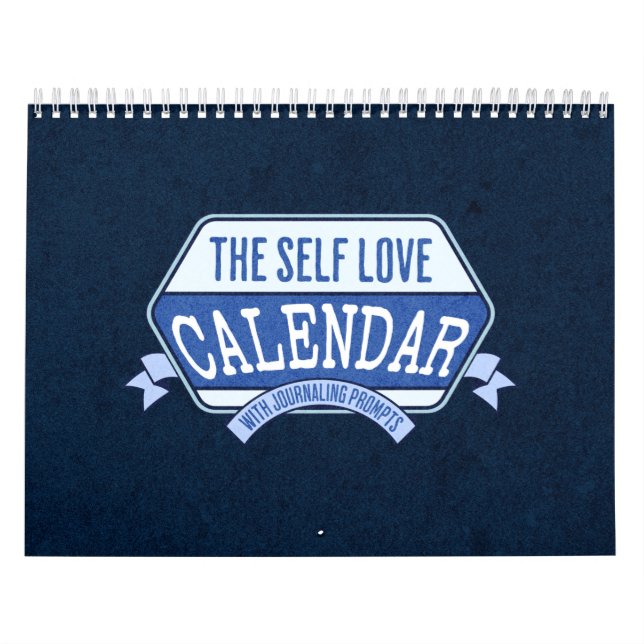 Self Love Journaling prompts Two Page Calendar (Cover)