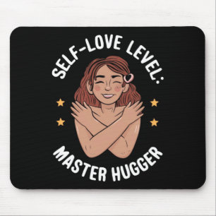Self-love Level Master Hugger Sticker Mouse Mat