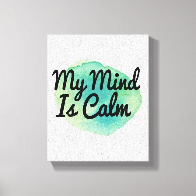 self love motivation for life acceptance canvas print (Front)