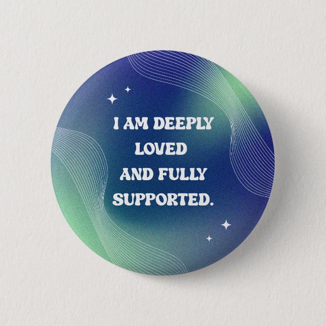 Self Love, Motivational, Inspirational Quote 6 Cm Round Badge (Front)