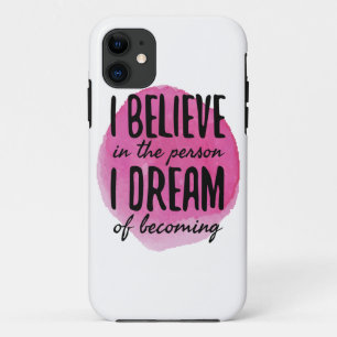 self love motivational words for self care iPhone 11 case