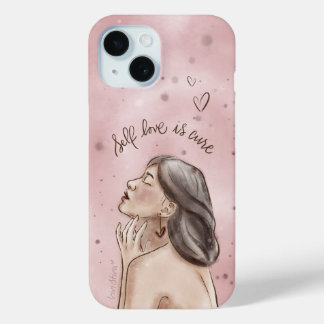 Self Love Phone Case | Girl in Pink