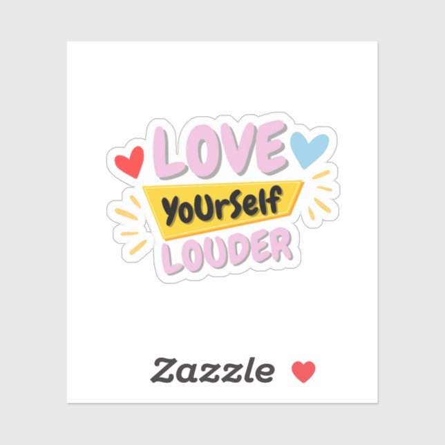 Self Love Quote Sticker  (Sheet)