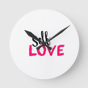 Self Love Round Clock