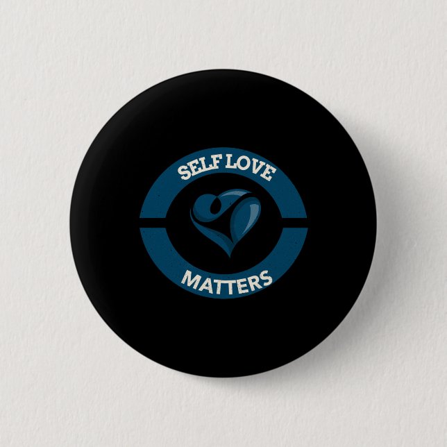Self Love S Sticker  6 Cm Round Badge (Front)