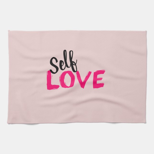 Self Love      Tea Towel (Horizontal)