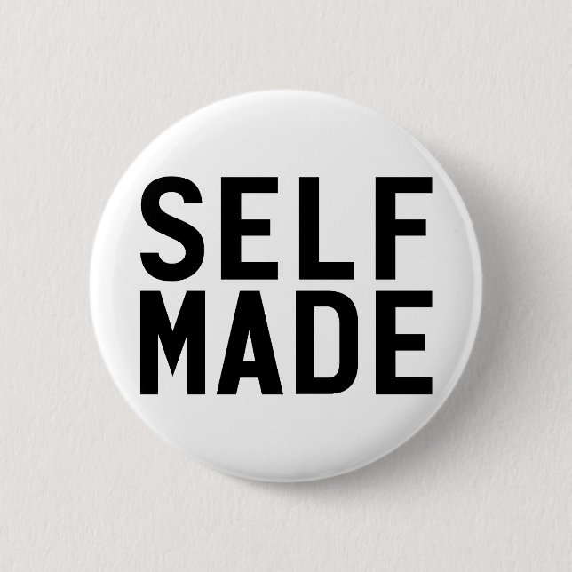 Self Made 6 Cm Round Badge (Front)