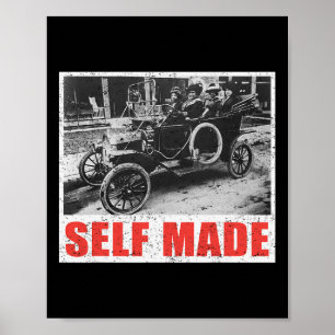 Self-made Black Owned Black History African Americ Poster