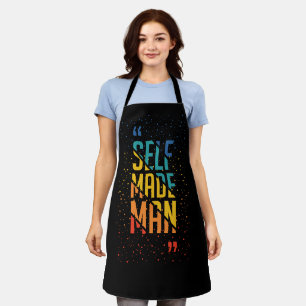 Self Made Man   Funny LGBTQ   Pride Month Apron