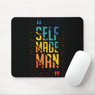 Self Made Man Funny LGBTQ Pride Month Mouse Mat