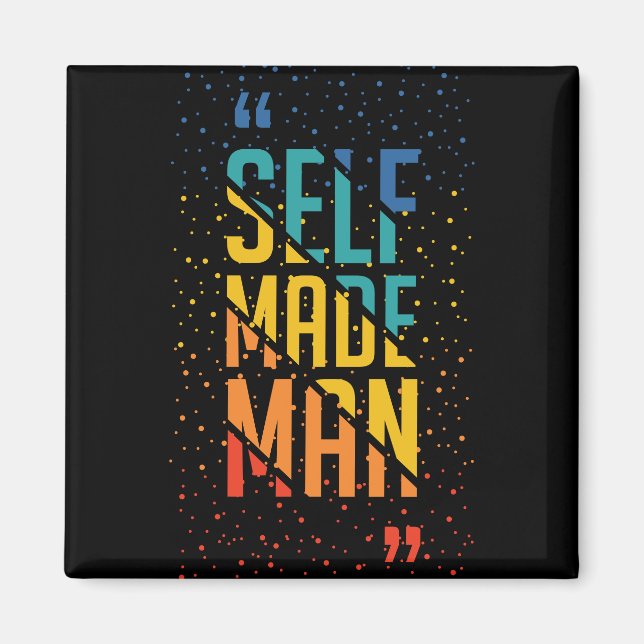 Self Made Man – LGBTQ+ Trans Pride Magnet (Front)