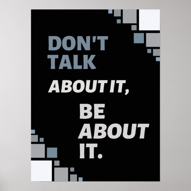 self motivational quotes  poster (Front)