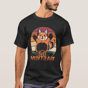 Self Pawtrait Cute Red Panda Adorable Bear T-Shirt
