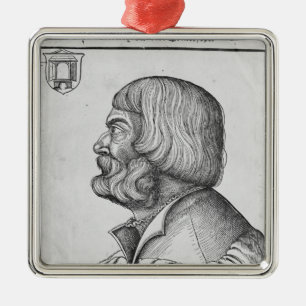 Self portrait, 1527 metal tree decoration