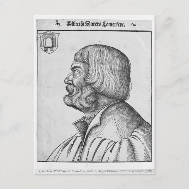 Self portrait, 1527 postcard (Front)