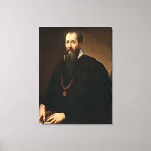 Self Portrait, 1566-68 (oil on canvas) Canvas Print