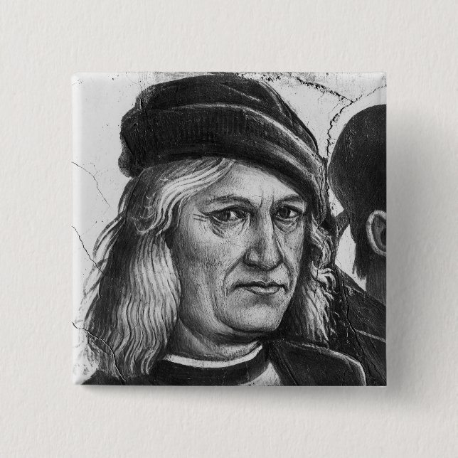 Self Portrait 15 Cm Square Badge (Front)