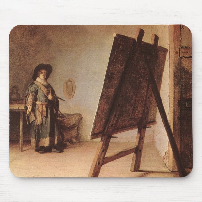 Self Portrait 1658 Mouse Mat (Front)