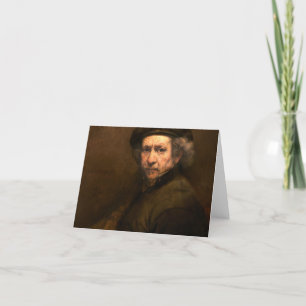 Self-Portrait, 1659 by Rembrandt van Rijn Thank You Card